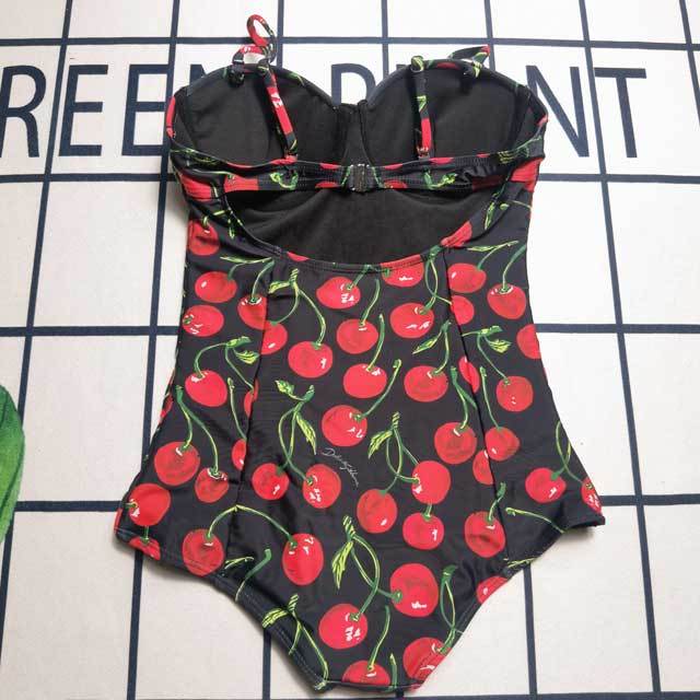 Cherry Print Cami Sexy One piece