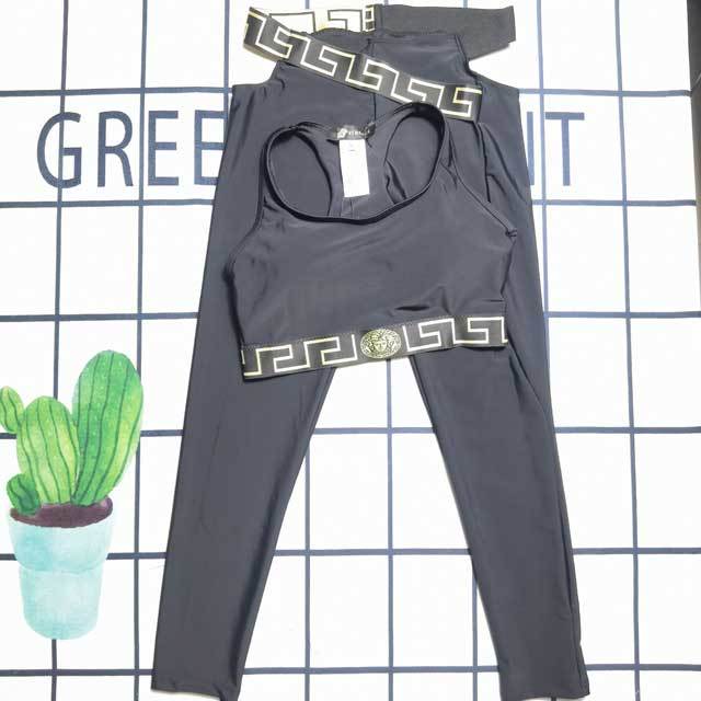 Tank Top Skinny Jogging Pants Set