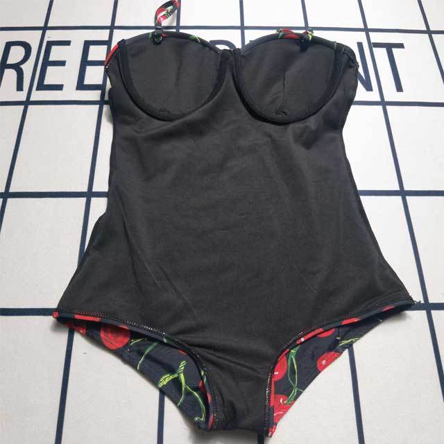 Cherry Print Cami Sexy One piece