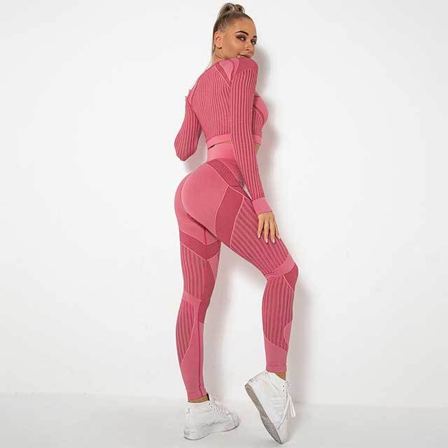 Long Sleeve Casual O Neck Skinny Legging Set