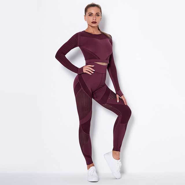 Long Sleeve Casual O Neck Skinny Legging Set