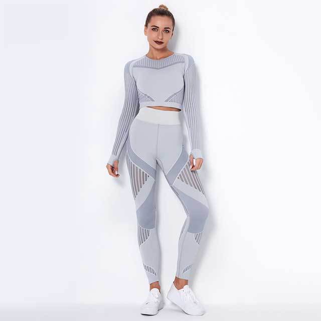 Long Sleeve Casual O Neck Skinny Legging Set