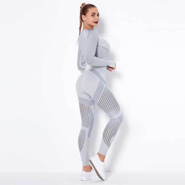 Long Sleeve Casual O Neck Skinny Legging Set