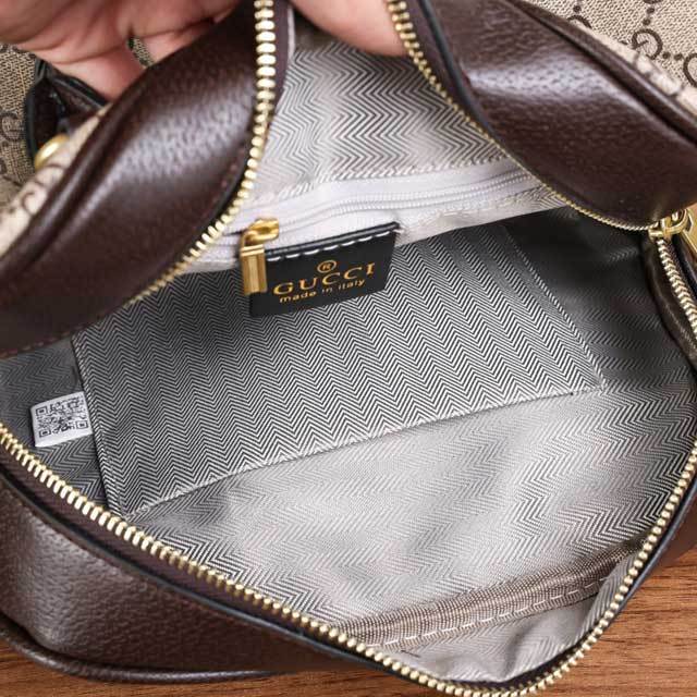 Leather Printed Crossbody Handbag