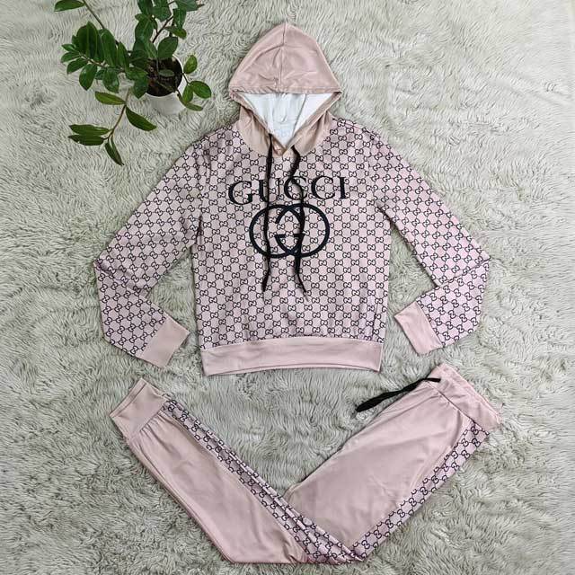 Printed Hooded Top Jogging Suit