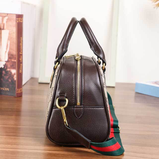 Leather Printed Crossbody Handbag