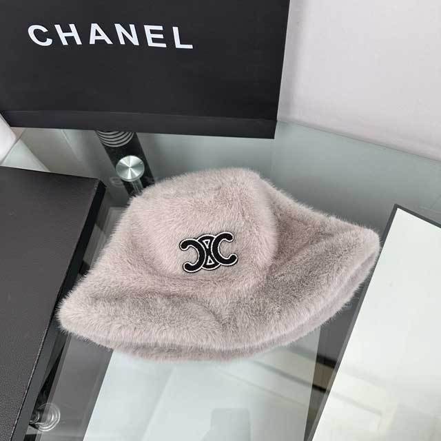 Faux Fur Winter Bucket Hat