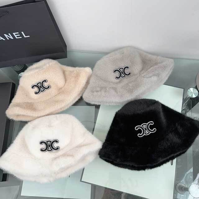 Faux Fur Winter Bucket Hat