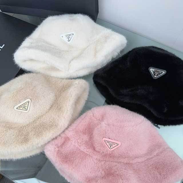 Faux Fur One Piece Bucket Hat