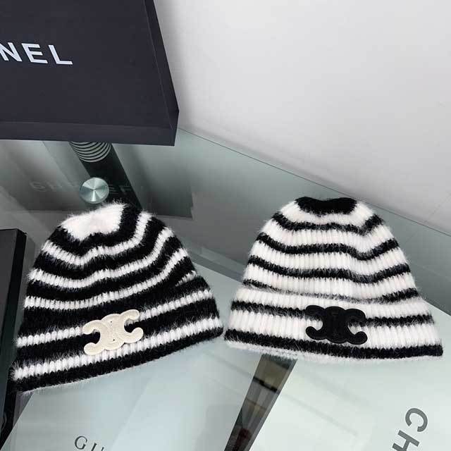Striped Knit Hats