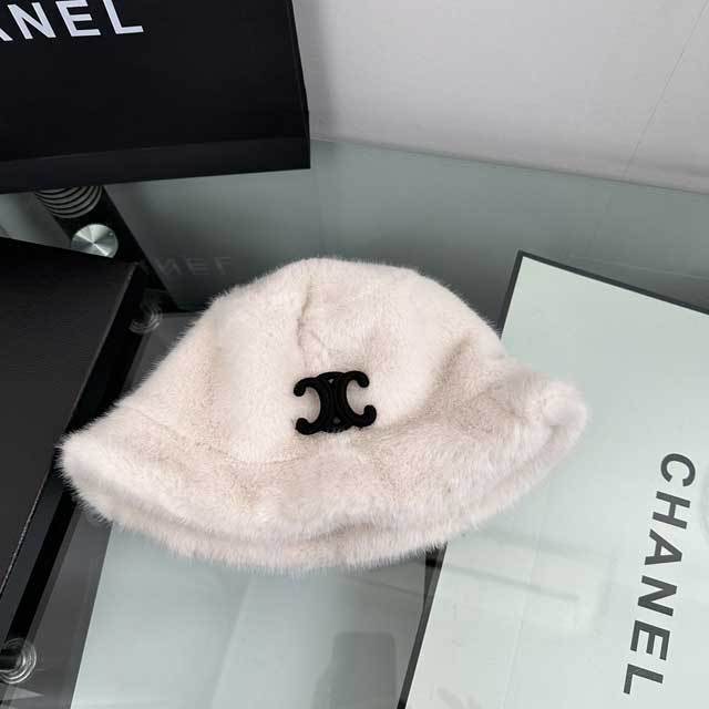 Faux Fur Fashion Bucket Hat