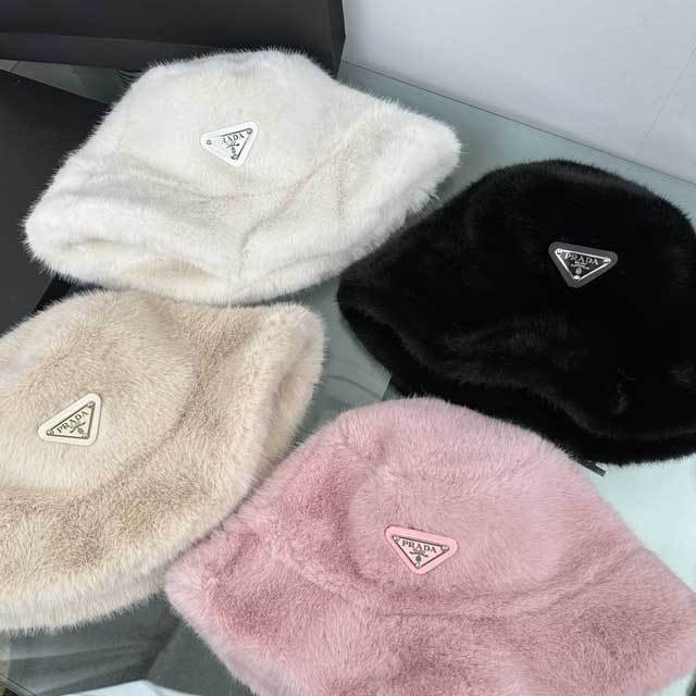 Faux Fur One Piece Bucket Hat