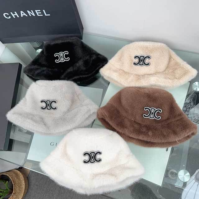 Faux Fur Winter Bucket Hat