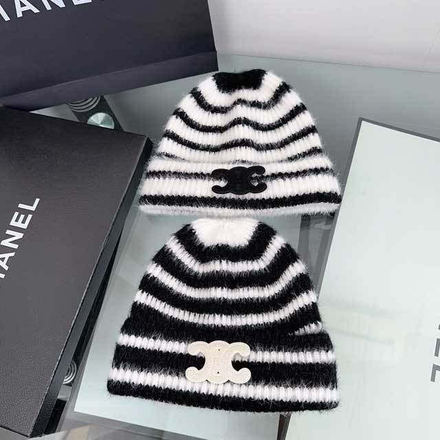 Striped Knit Hats