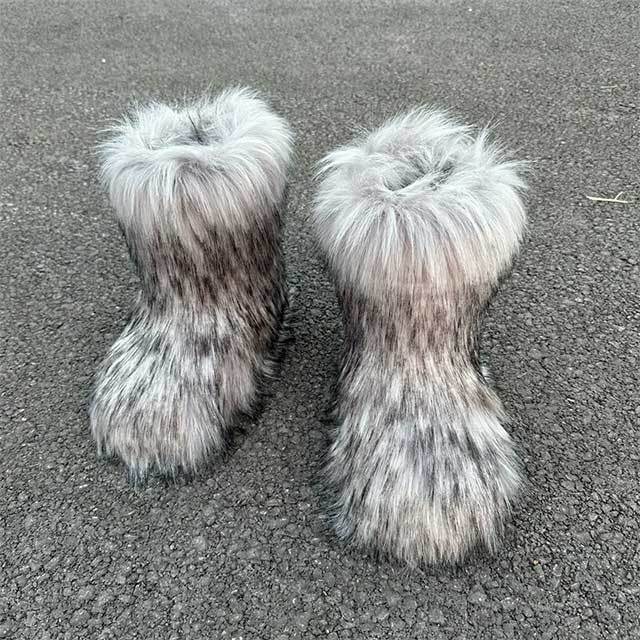 Winter Fashion Fuzzy Boots