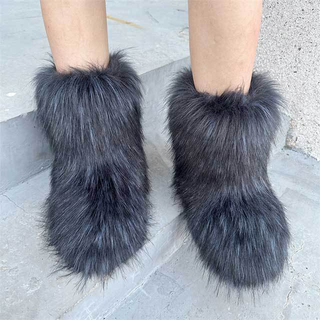Winter Fashion Fuzzy Boots