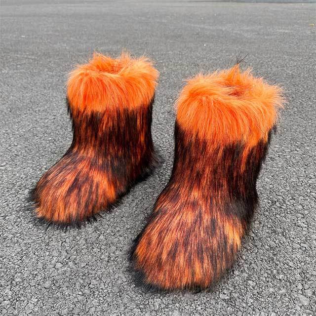 Winter Fashion Fuzzy Boots