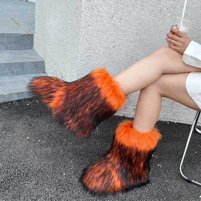 Winter Fashion Fuzzy Boots