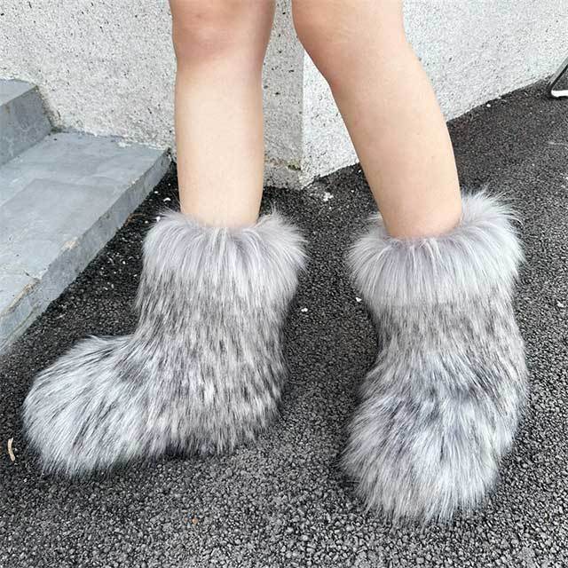 Winter Fashion Fuzzy Boots