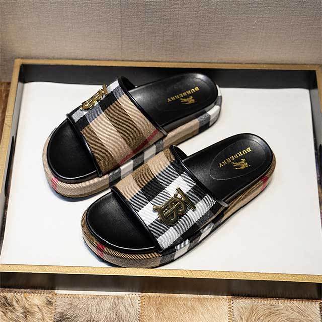 Plaid Printed Platform Flats Shoes