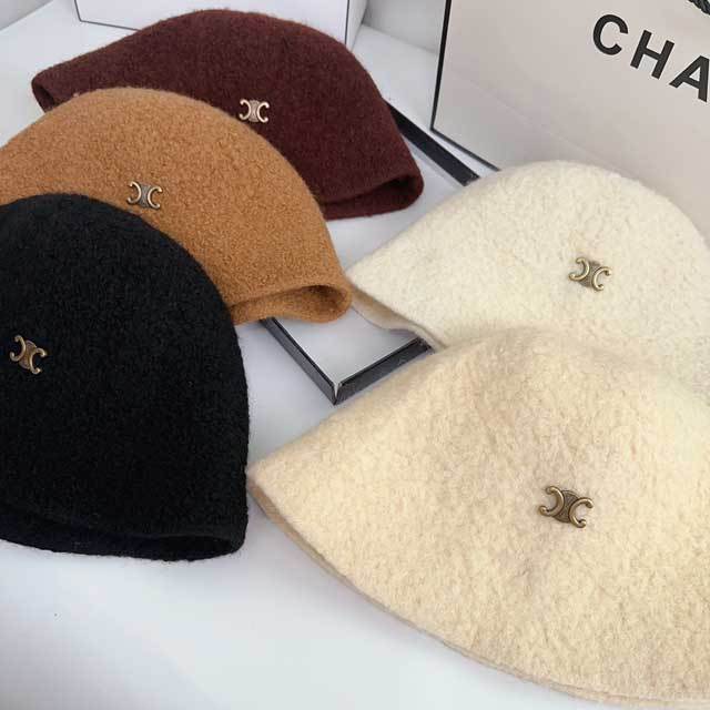 Fashion Wool Bucket Hat