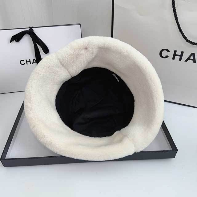 Leather Furry Bucket Hat