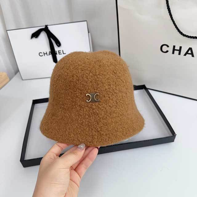 Fashion Wool Bucket Hat