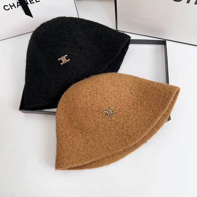 Fashion Wool Bucket Hat