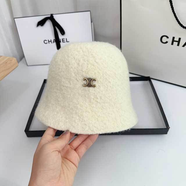 Fashion Wool Bucket Hat