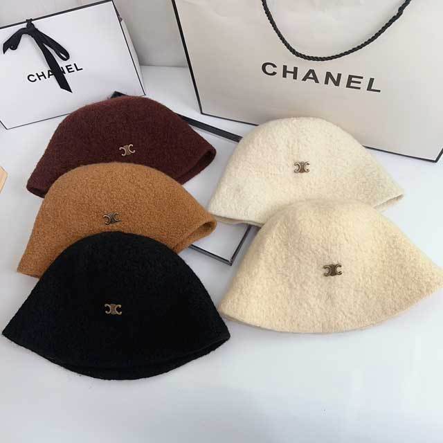 Fashion Wool Bucket Hat