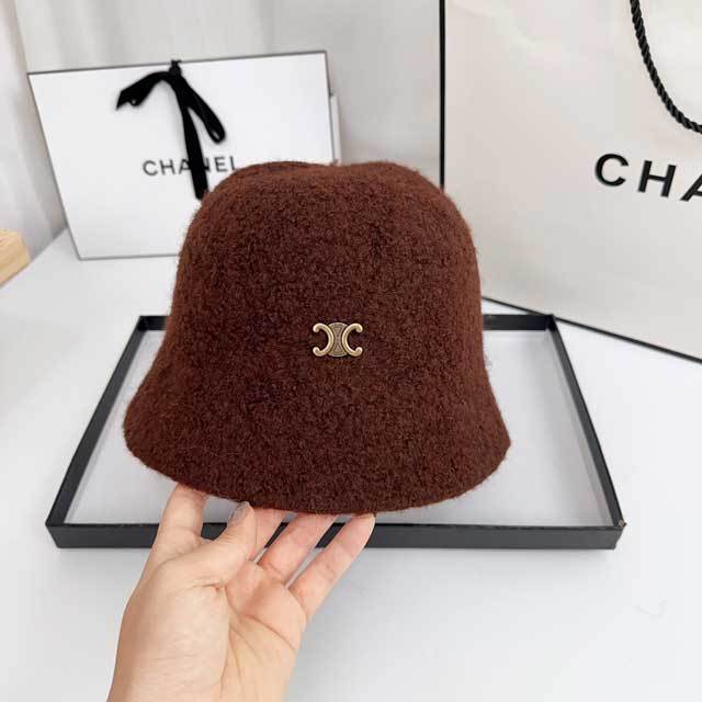 Fashion Wool Bucket Hat
