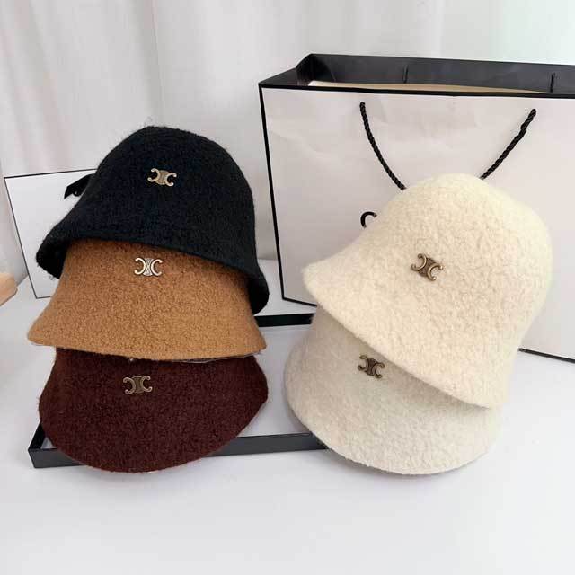 Fashion Wool Bucket Hat