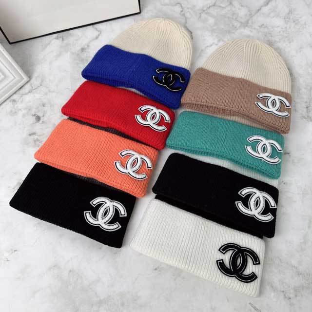 Fashion Knit Color Block Hats