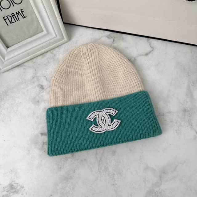 Color Block Knit Hat