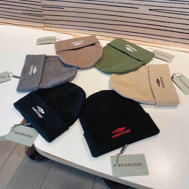Letter Embroidery Knit Hat