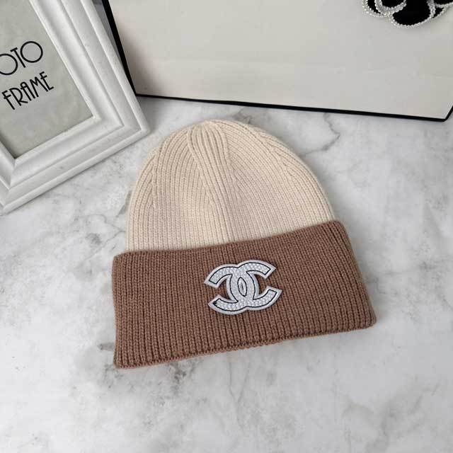 Color Block Knit Hat