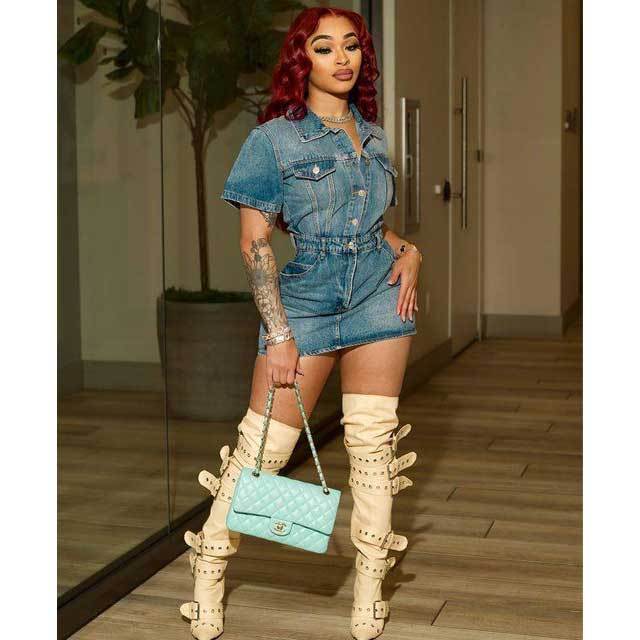 Denim Short Sleeve Cargo Dress