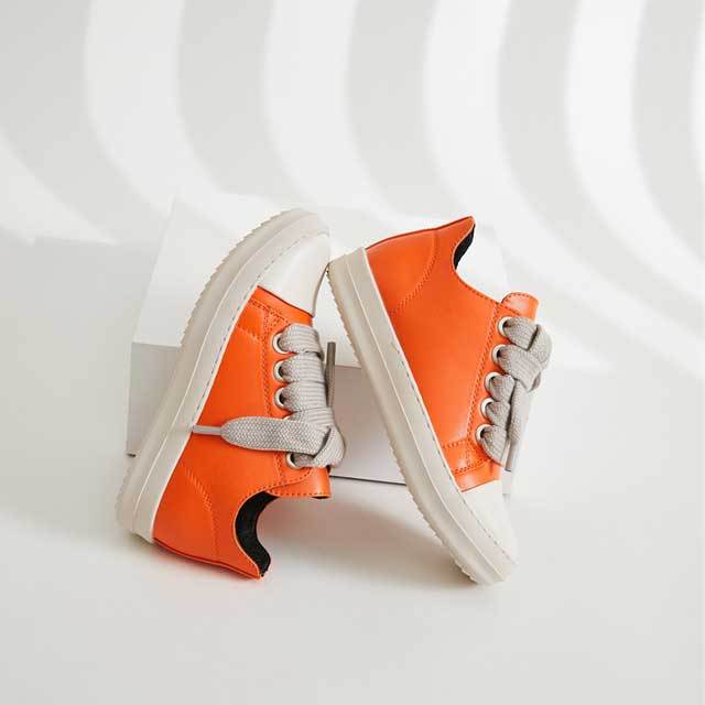 Candy Color Leather Lovers Sneaker
