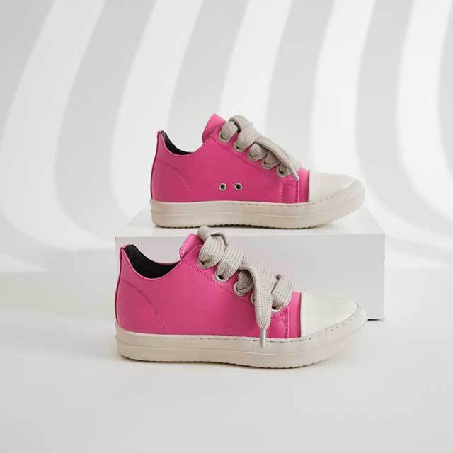 Candy Color Leather Lovers Sneaker