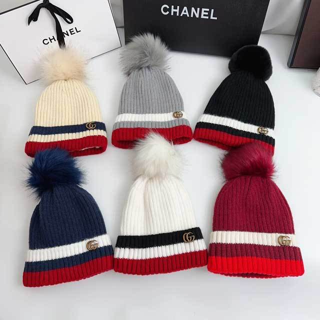 Striped Knit Hats