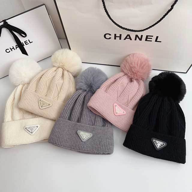 Fashion Logo Winter Knit Hat
