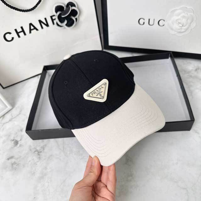 Fashion Logo Color Block Baseball Cap