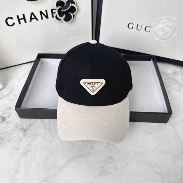 Fashion Logo Color Block Baseball Cap