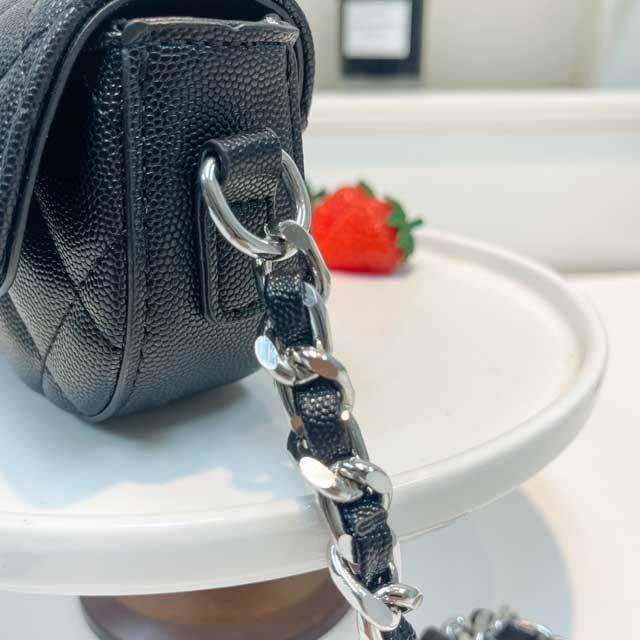 Metal Logo Crossbody Mini Bag