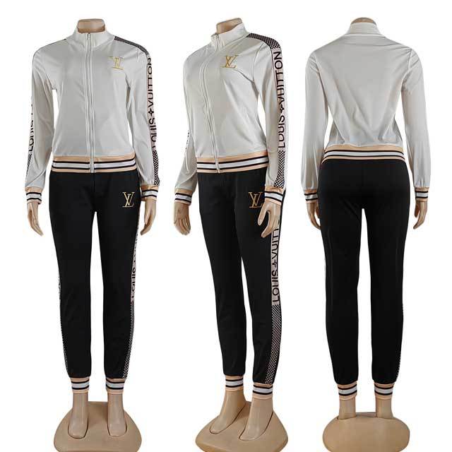 Embroidery Long Sleeve Jogging Suit
