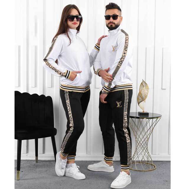 Embroidery Long Sleeve Jogging Suit