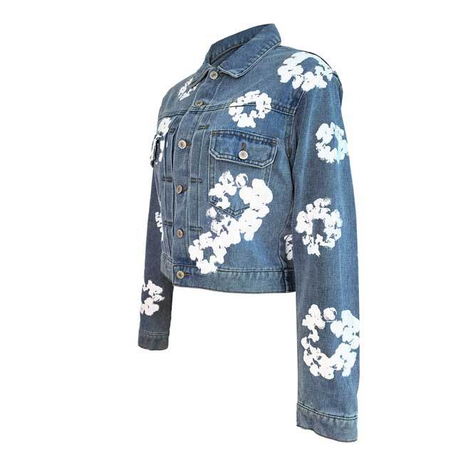 Denim Printed Fashion Jacket
