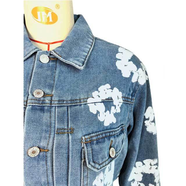 Denim Printed Fashion Jacket