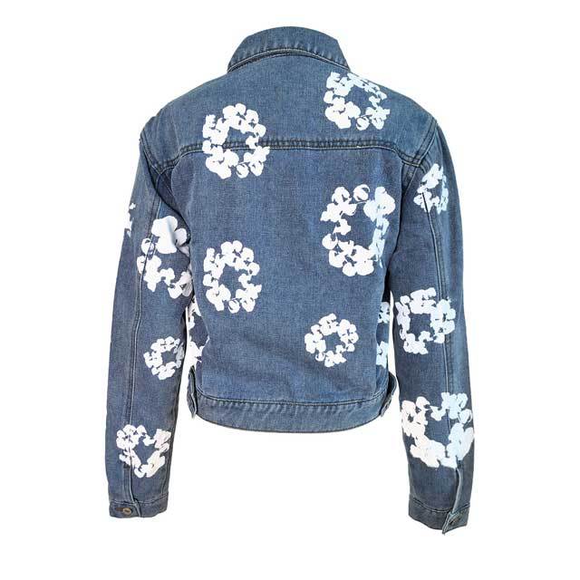 Denim Printed Fashion Jacket