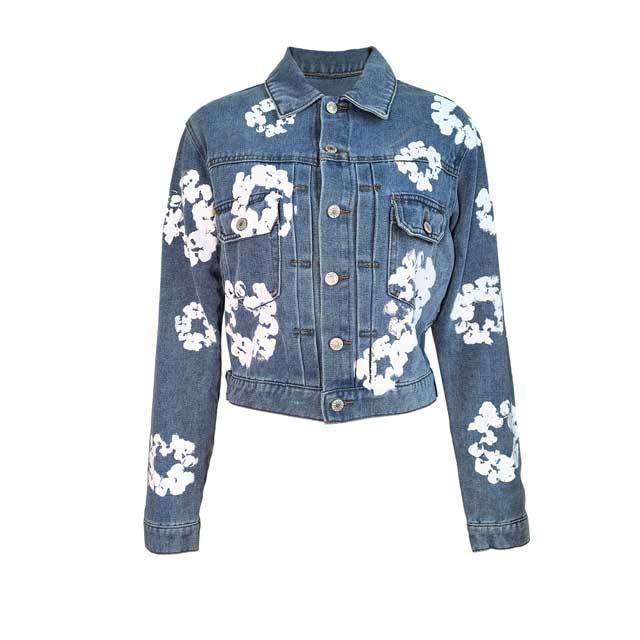 Denim Printed Fashion Jacket